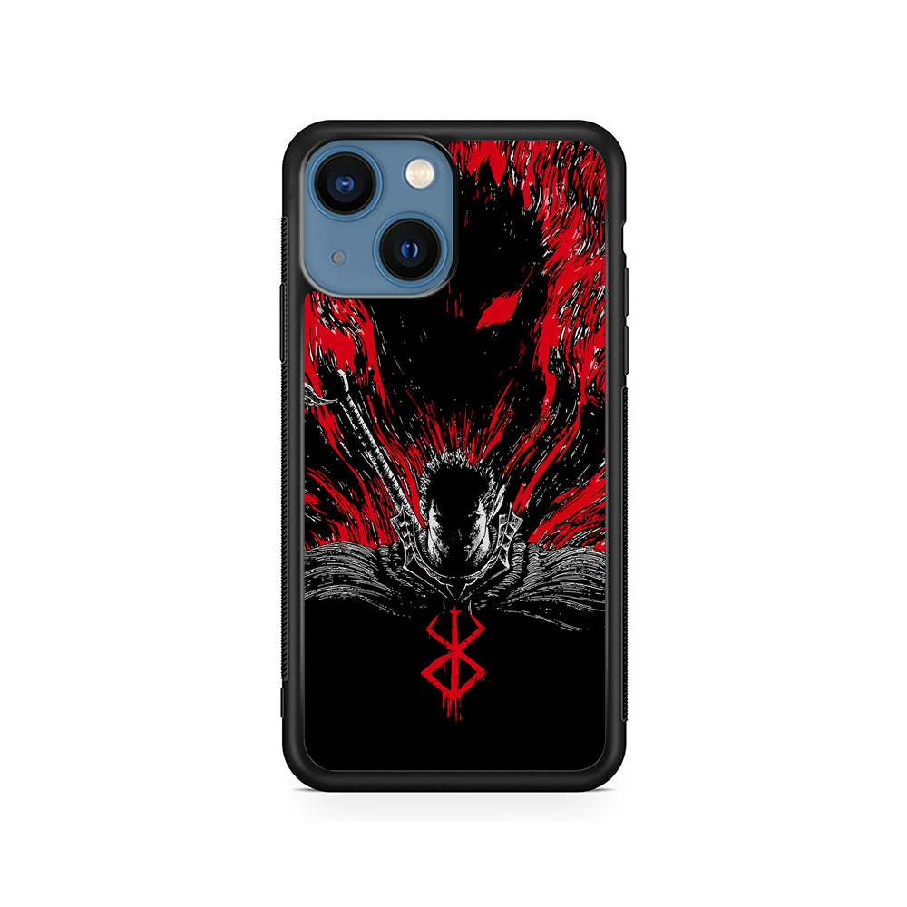 Guts Berserk The Black Swordsman iPhone 15 Plus Case