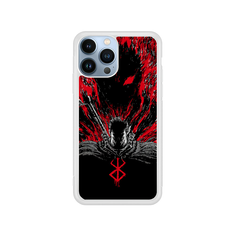 Guts Berserk The Black Swordsman iPhone 15 Pro Case