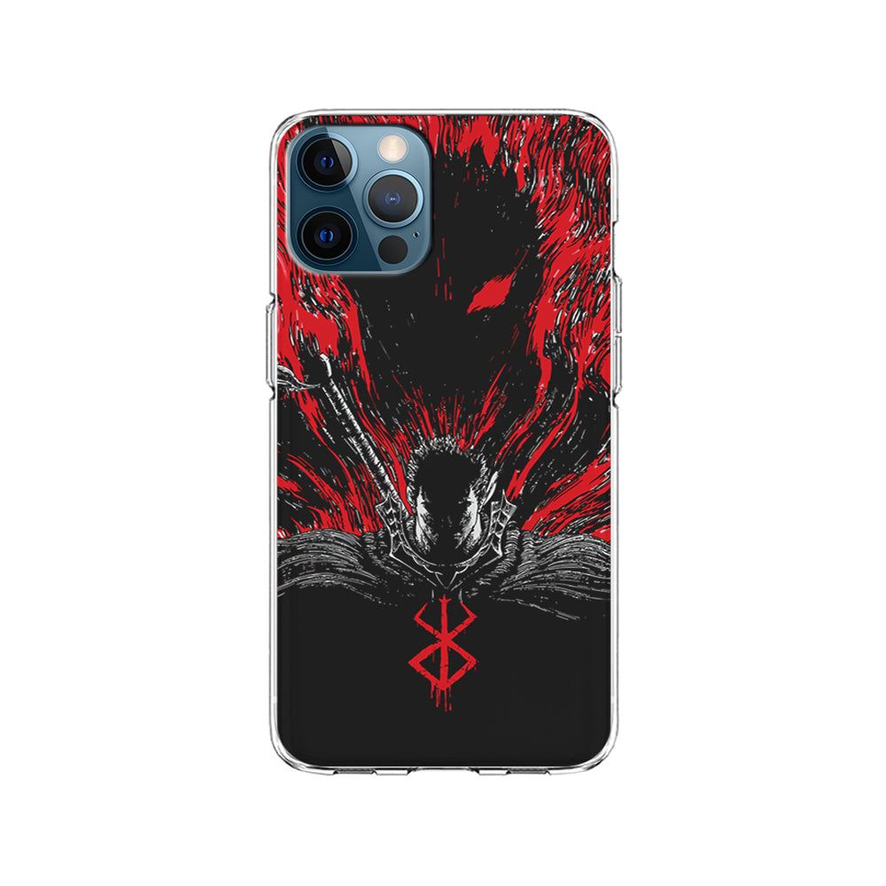 Guts Berserk The Black Swordsman iPhone 15 Pro Case