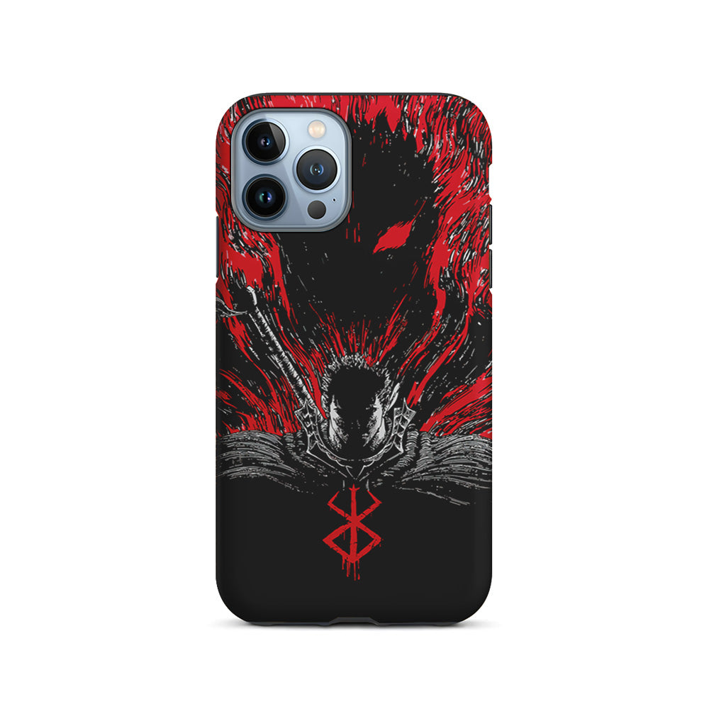 Guts Berserk The Black Swordsman iPhone 15 Pro Case