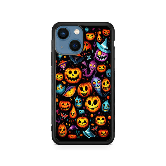 Halloween Pumpkins and Ghosts iPhone 15 Plus Case