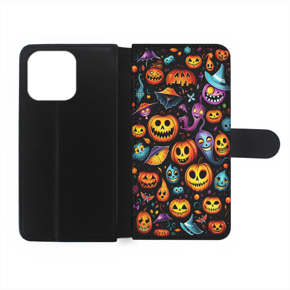 Halloween Pumpkins and Ghosts iPhone 15 Plus Case