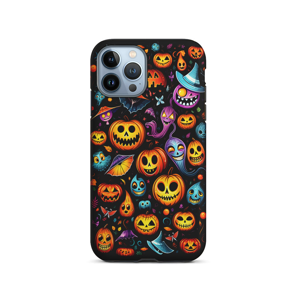 Halloween Pumpkins and Ghosts iPhone 15 Pro Case