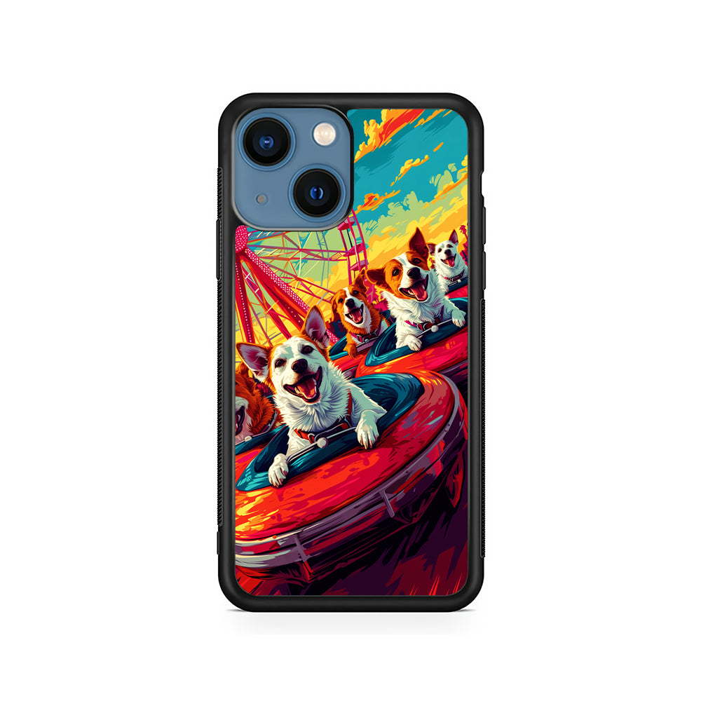 Happy Dogs At Carnival iPhone 15 Plus Case