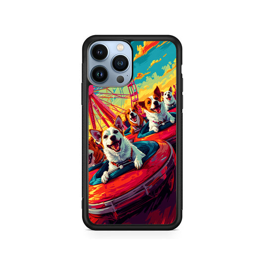 Happy Dogs At Carnival iPhone 15 Pro Case