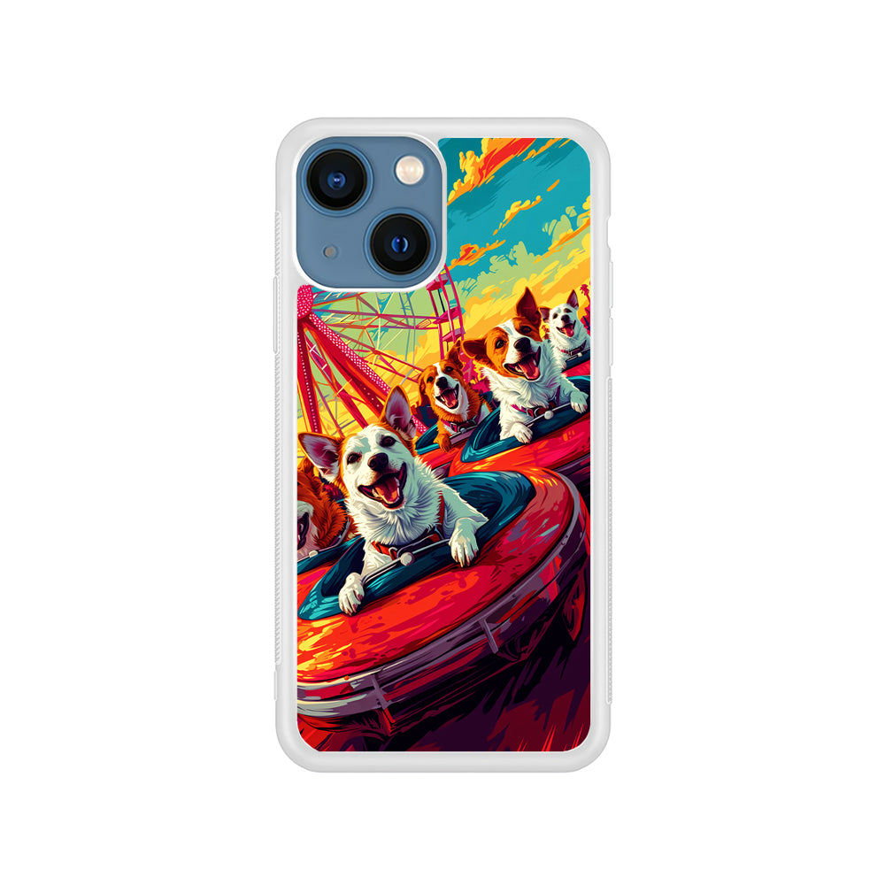 Happy Dogs At Carnival iPhone 15 Plus Case