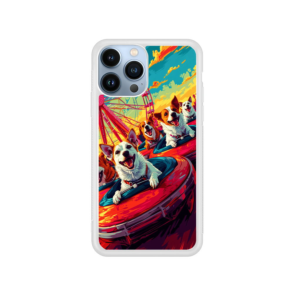 Happy Dogs At Carnival iPhone 15 Pro Case