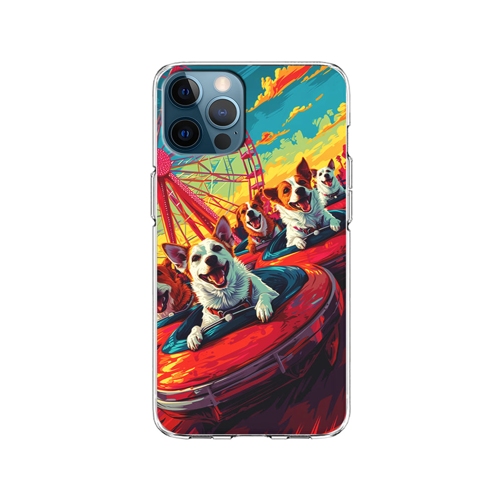 Happy Dogs At Carnival iPhone 15 Pro Case