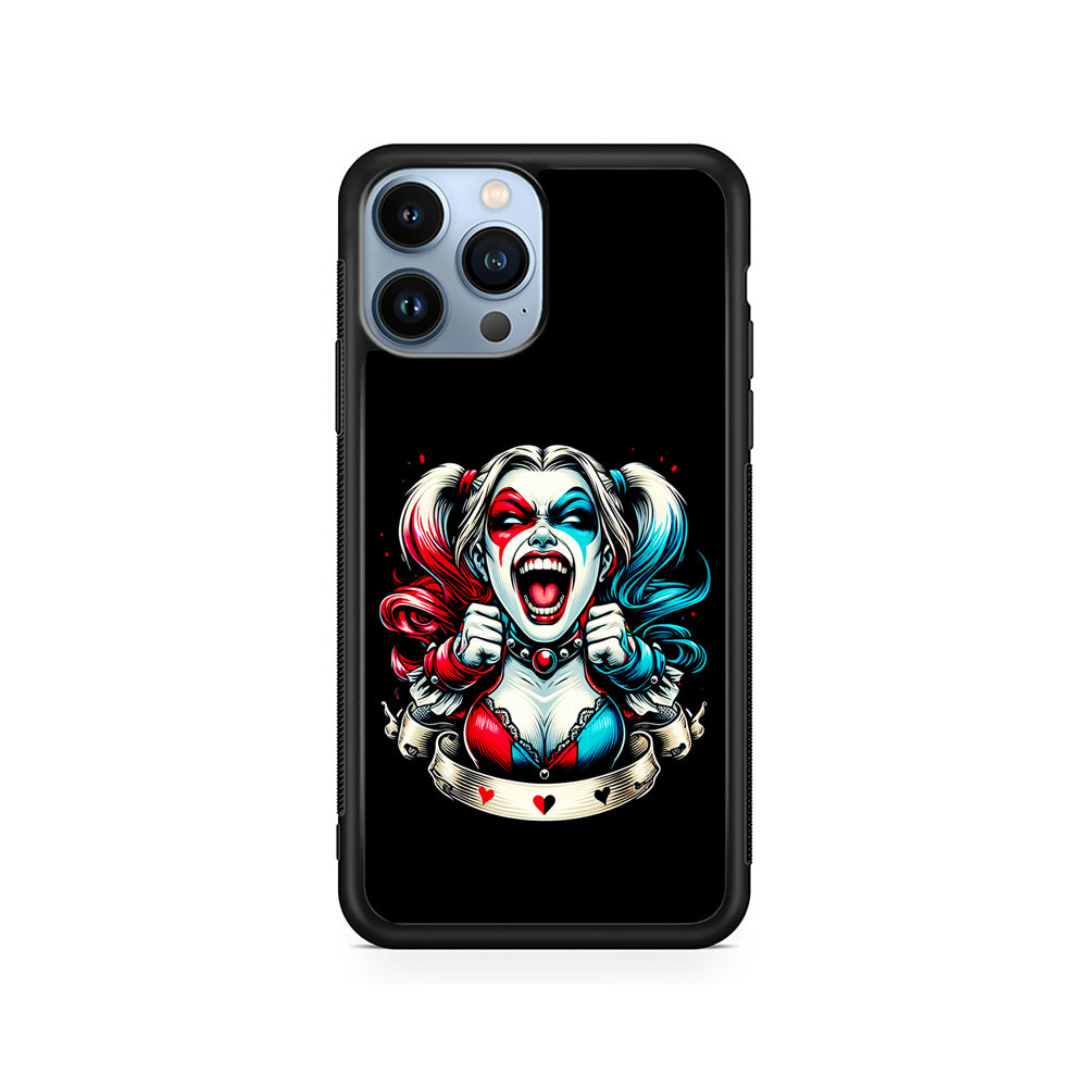 Harley Quinn Scream iPhone 15 Pro Case