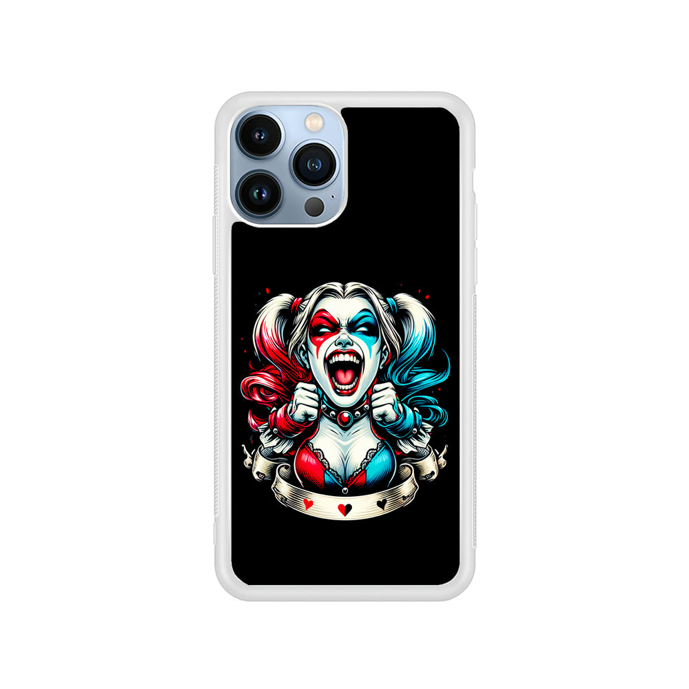 Harley Quinn Scream iPhone 15 Pro Case