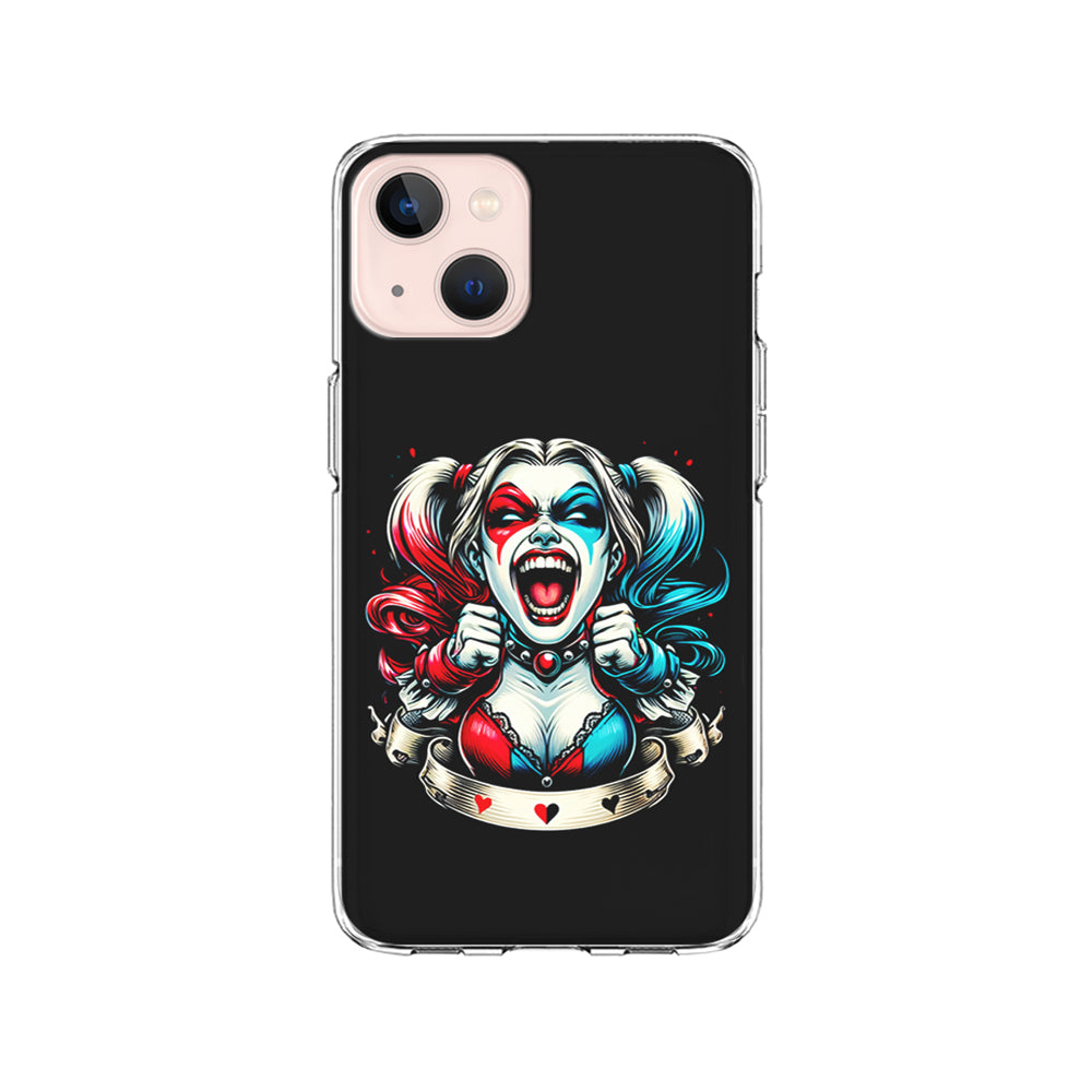 Harley Quinn Scream iPhone 15 Plus Case