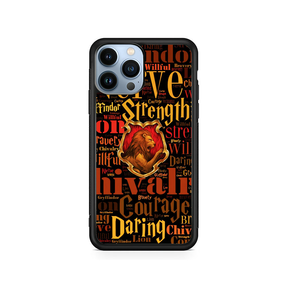 Harry Potter Grandeur of Gryffindor iPhone 15 Pro Case