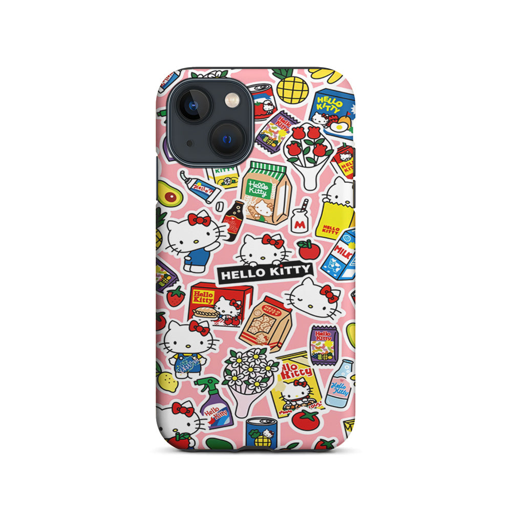 Hello Kitty Stickers iPhone 14 Case