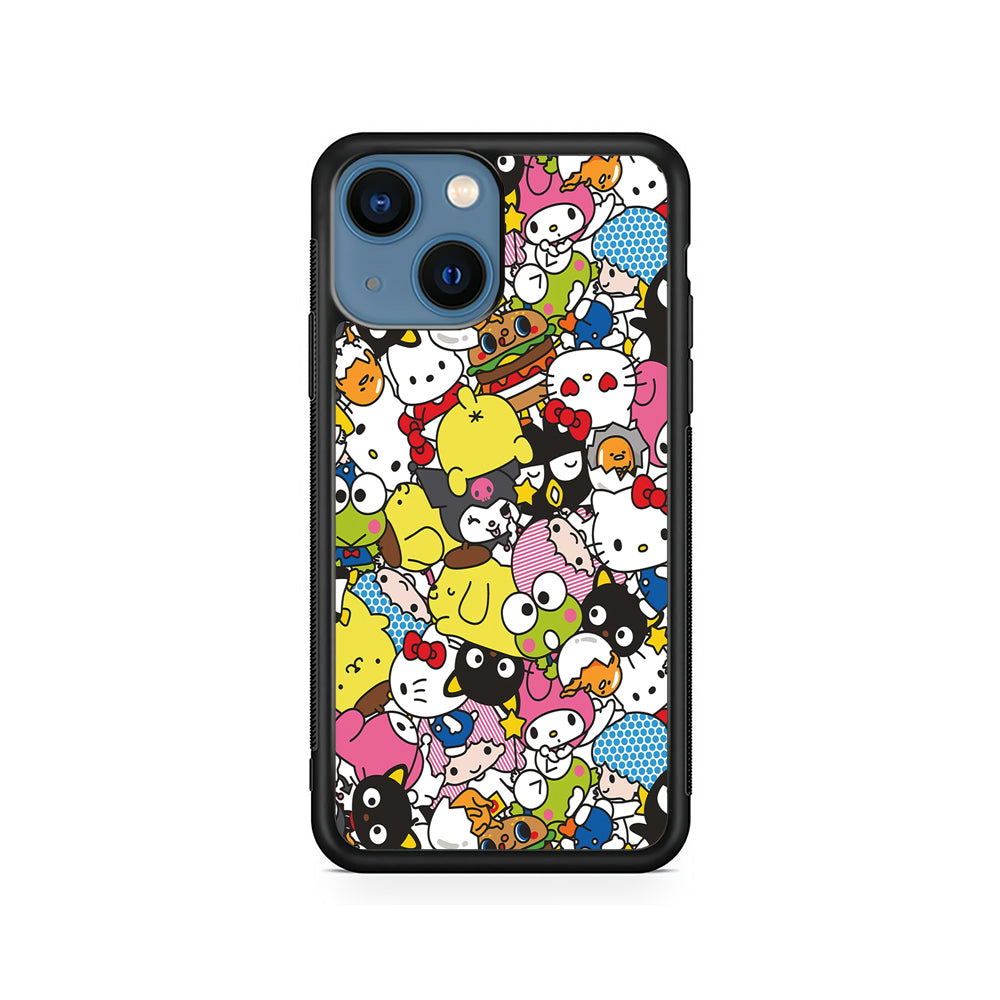 Hello Kitty and Friends Doodle iPhone 14 Case