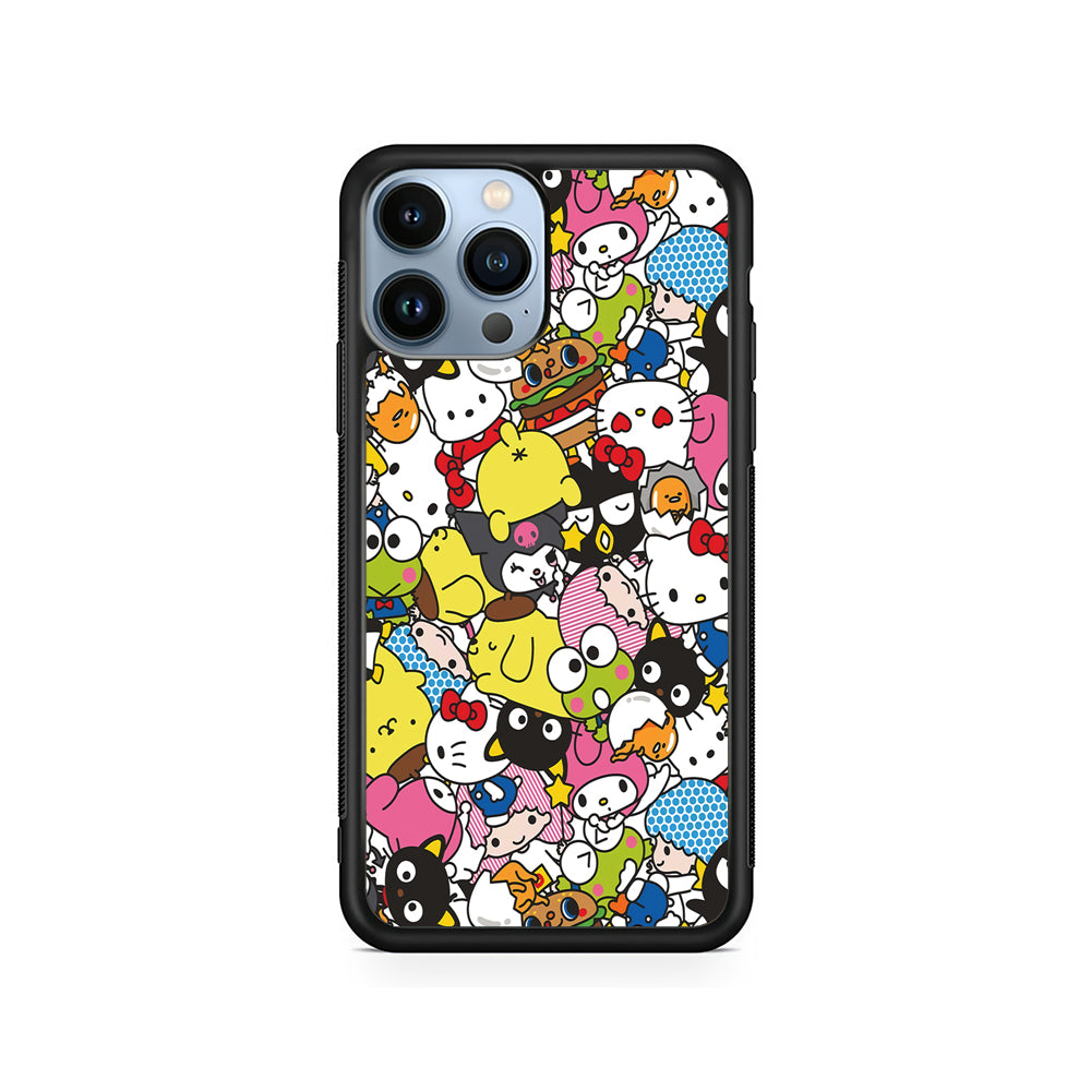 Hello Kitty and Friends Doodle iPhone 15 Pro Case