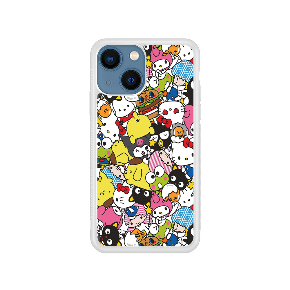 Hello Kitty and Friends Doodle iPhone 14 Case