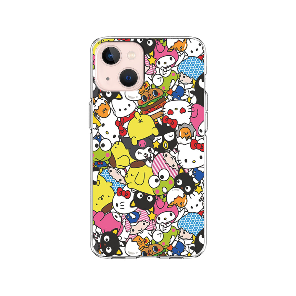 Hello Kitty and Friends Doodle iPhone 14 Case