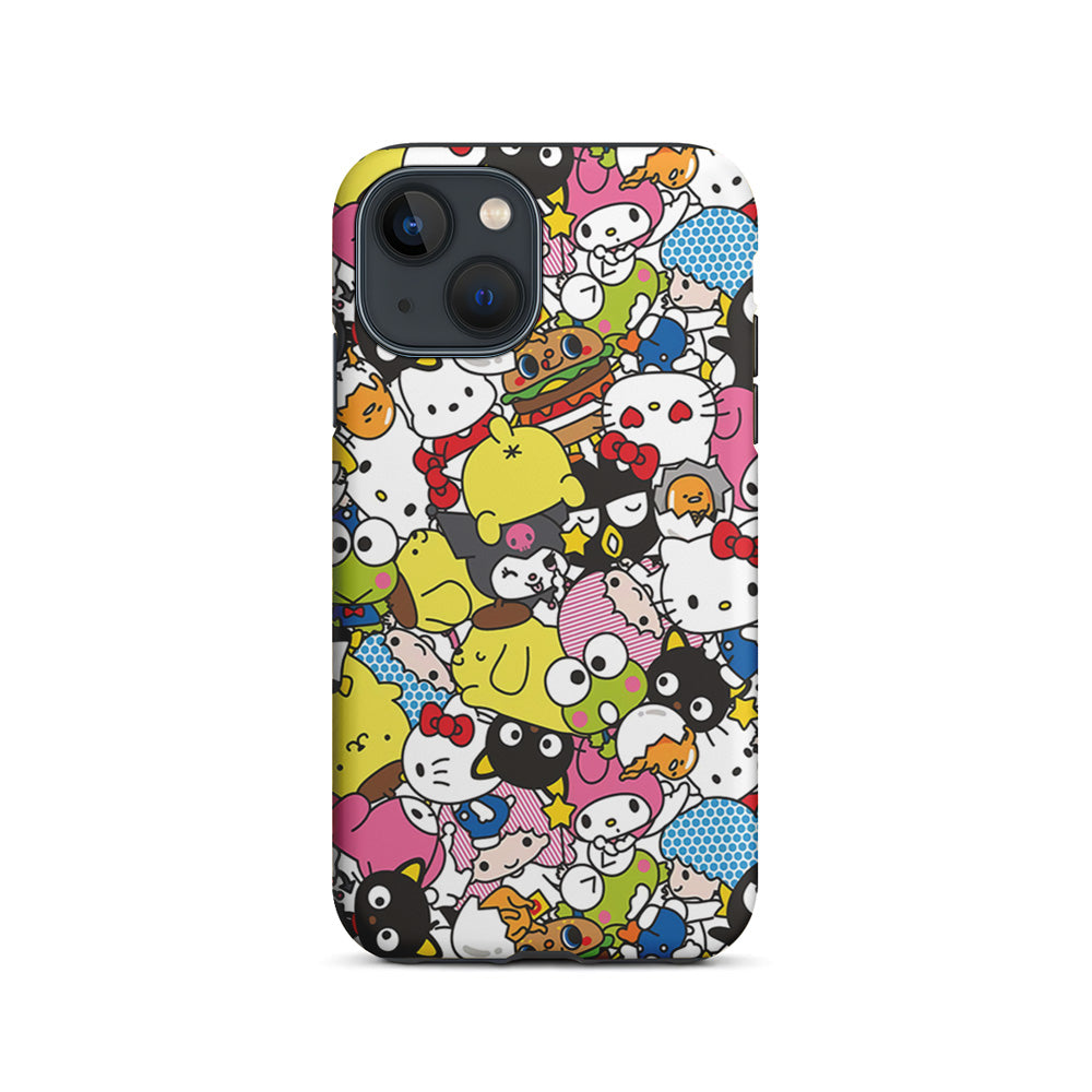 Hello Kitty and Friends Doodle iPhone 14 Case