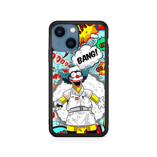 Homer Simpson Joker Bang iPhone 15 Plus Case