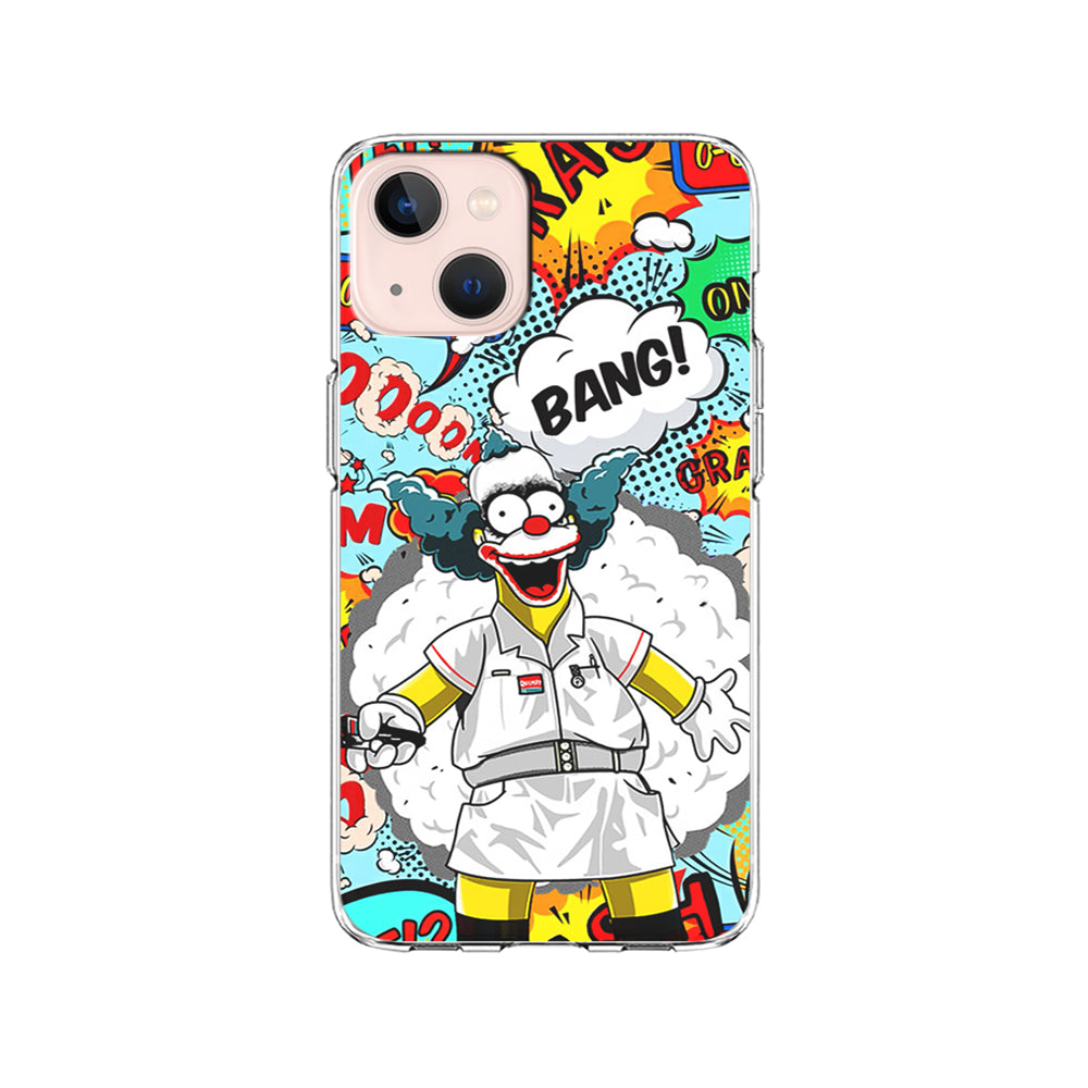 Homer Simpson Joker Bang iPhone 14 Case