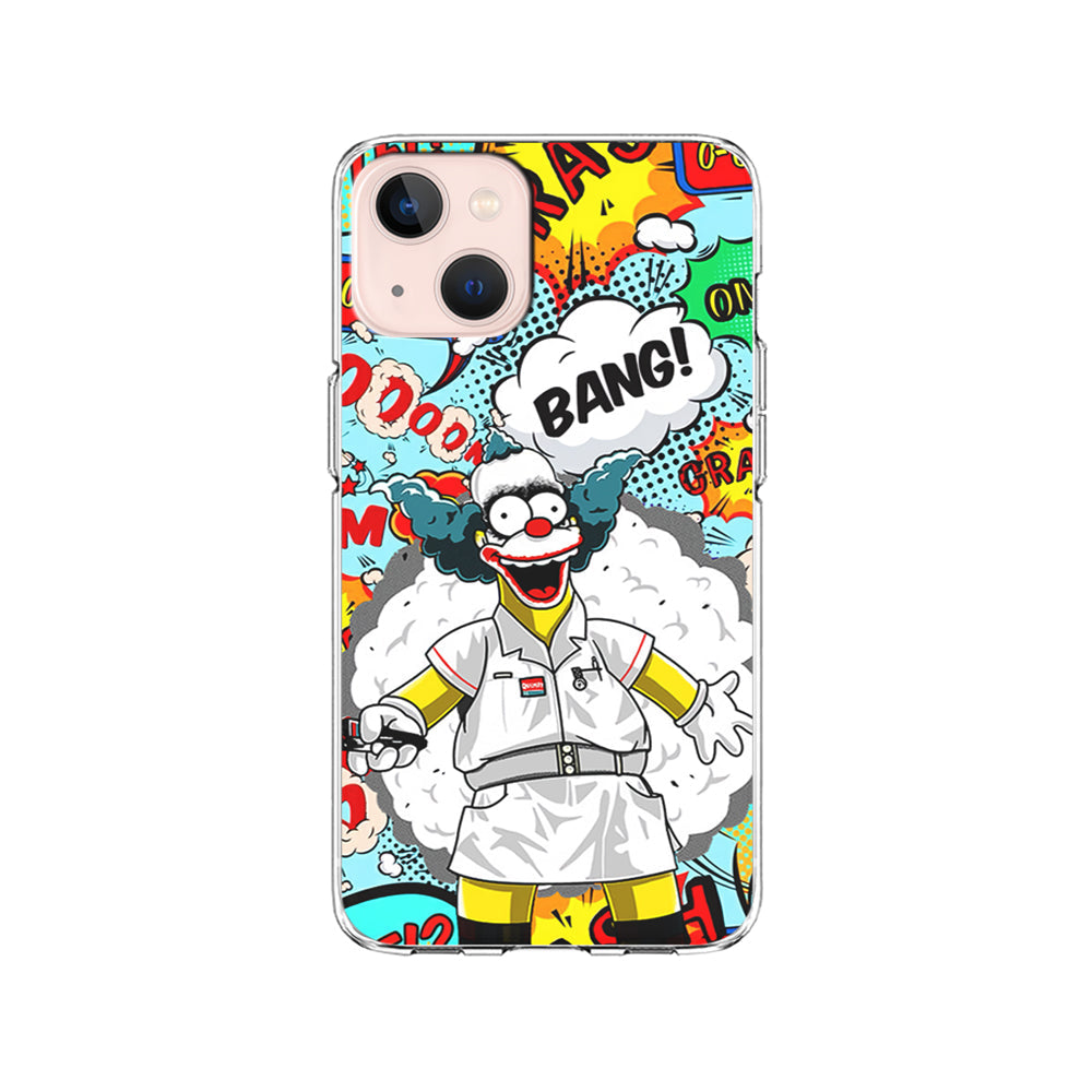 Homer Simpson Joker Bang iPhone 15 Plus Case