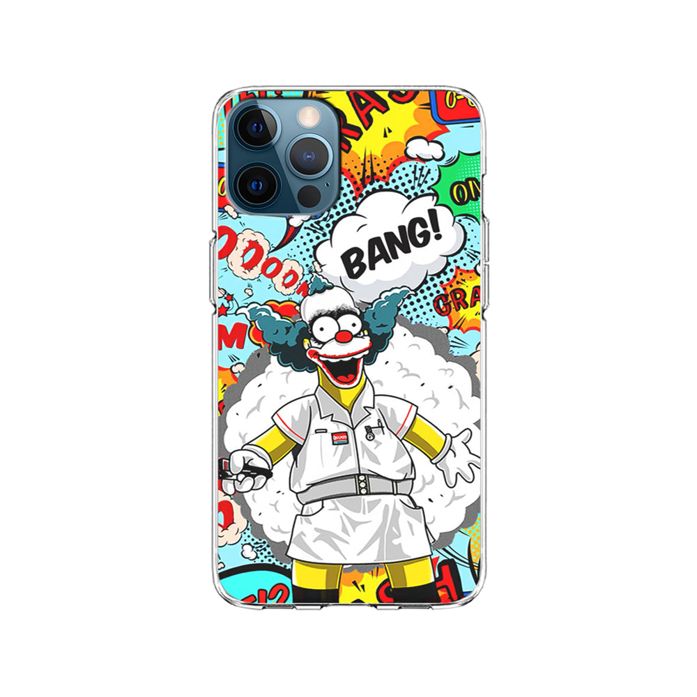 Homer Simpson Joker Bang iPhone 14 Pro Case