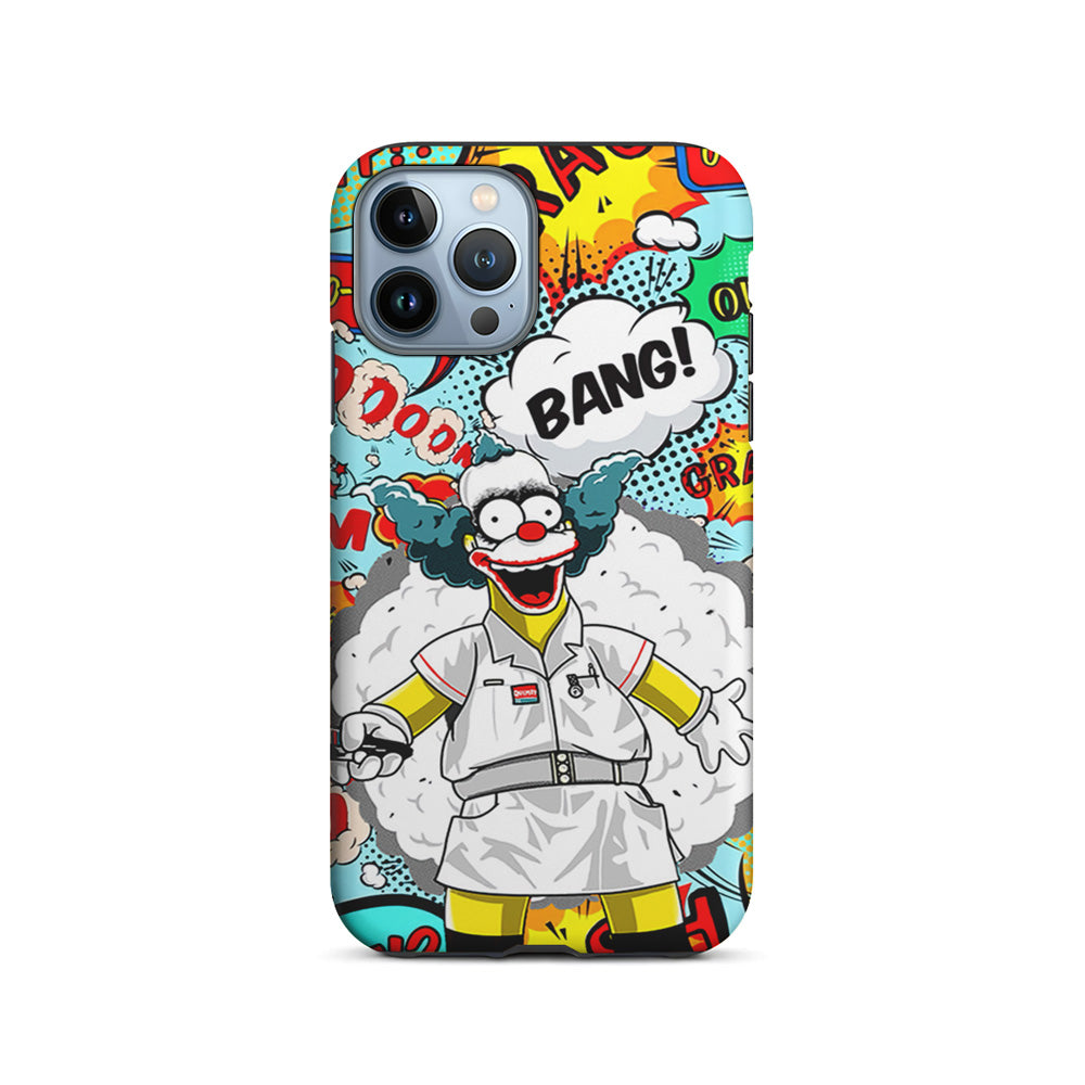 Homer Simpson Joker Bang iPhone 14 Pro Case