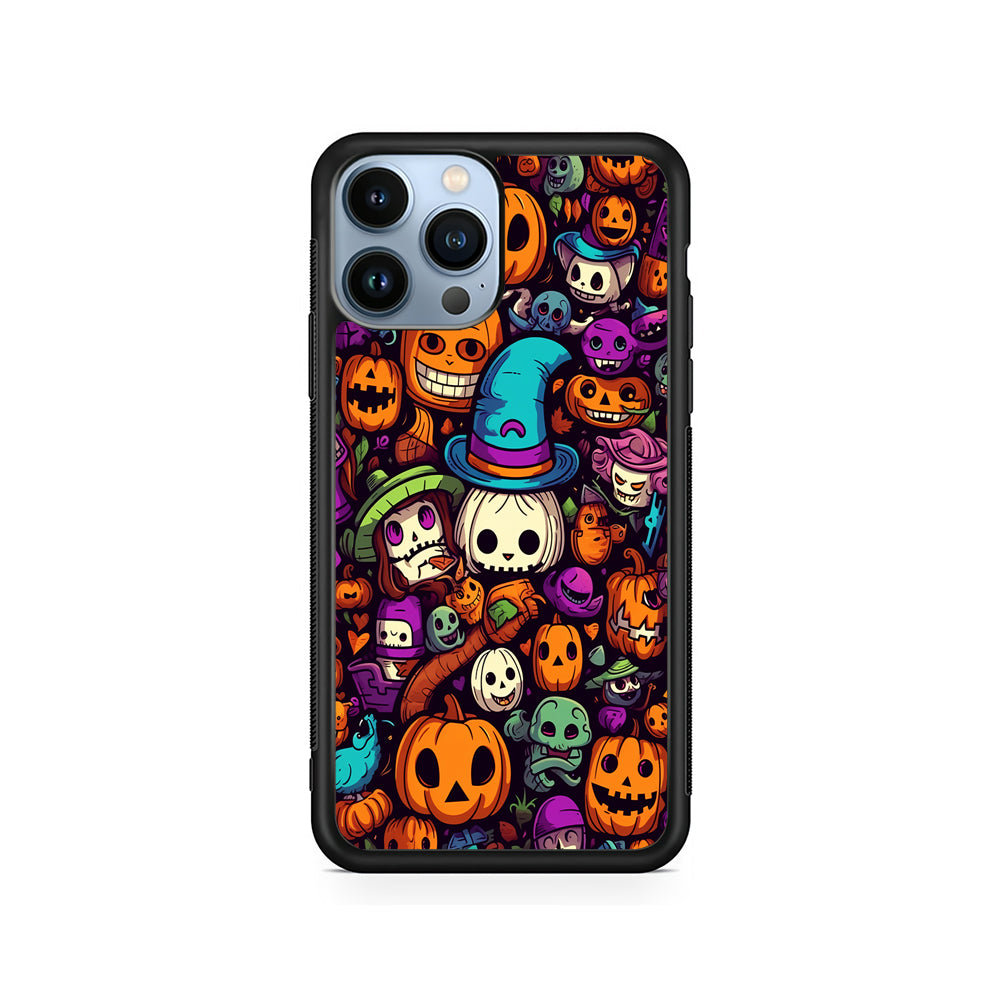 Horror Halloween Themed iPhone 15 Pro Case