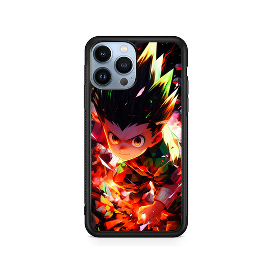 Hunter x Hunter Gon Freecss in Action iPhone 15 Pro Case