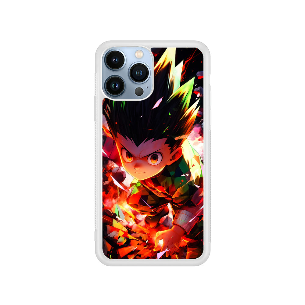 Hunter x Hunter Gon Freecss in Action iPhone 15 Pro Case