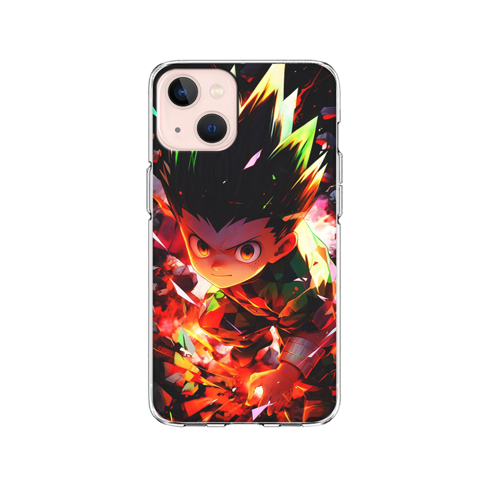 Hunter x Hunter Gon Freecss in Action iPhone 15 Plus Case