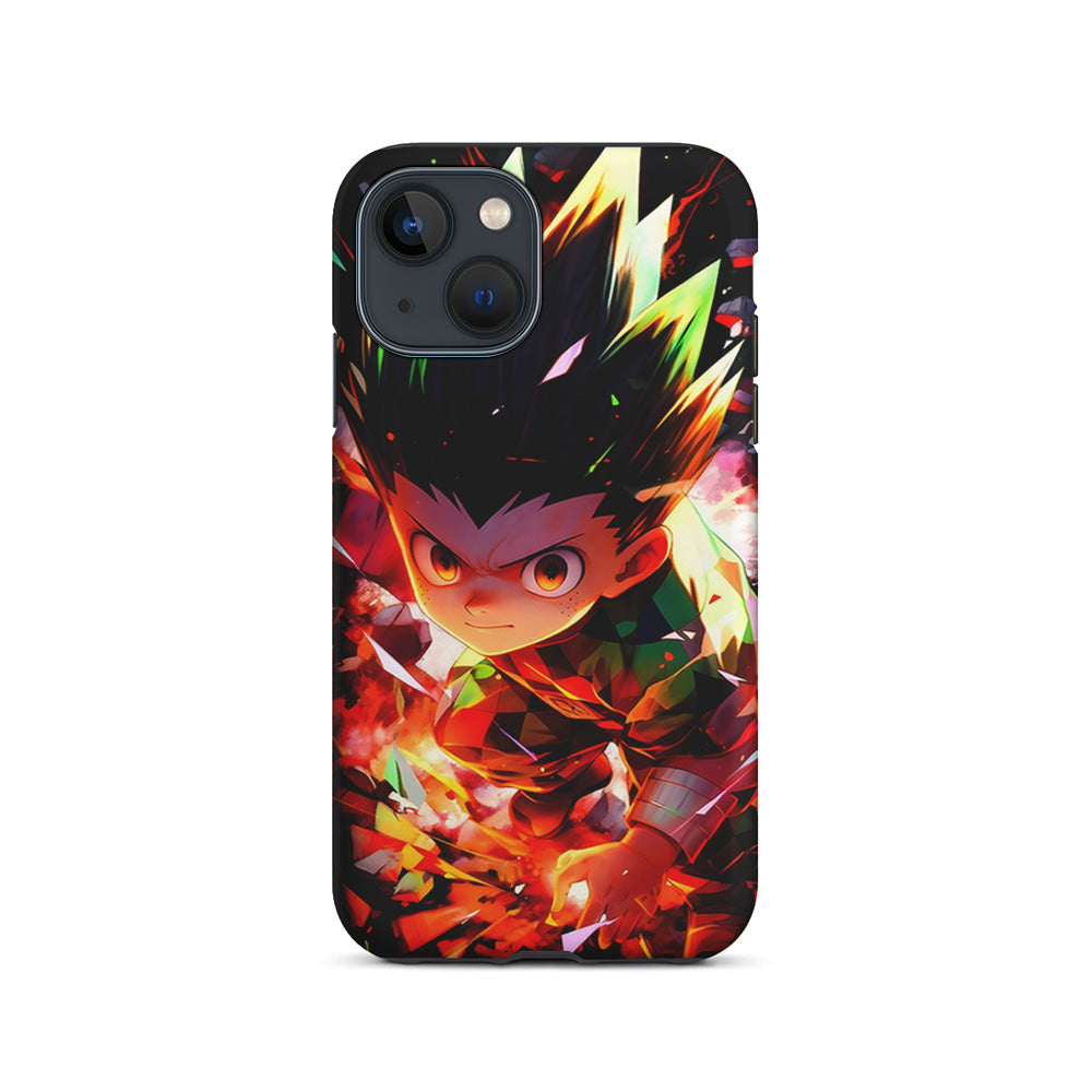 Hunter x Hunter Gon Freecss in Action iPhone 15 Plus Case