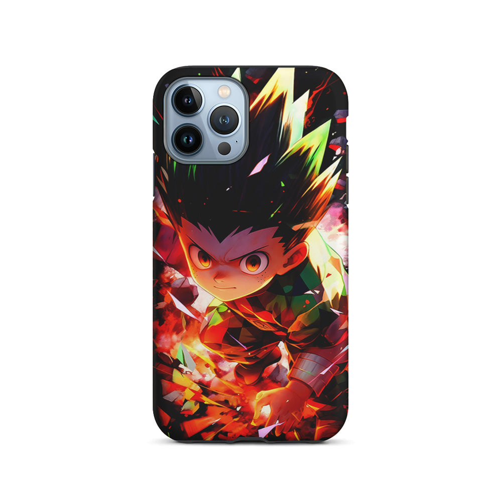 Hunter x Hunter Gon Freecss in Action iPhone 15 Pro Case