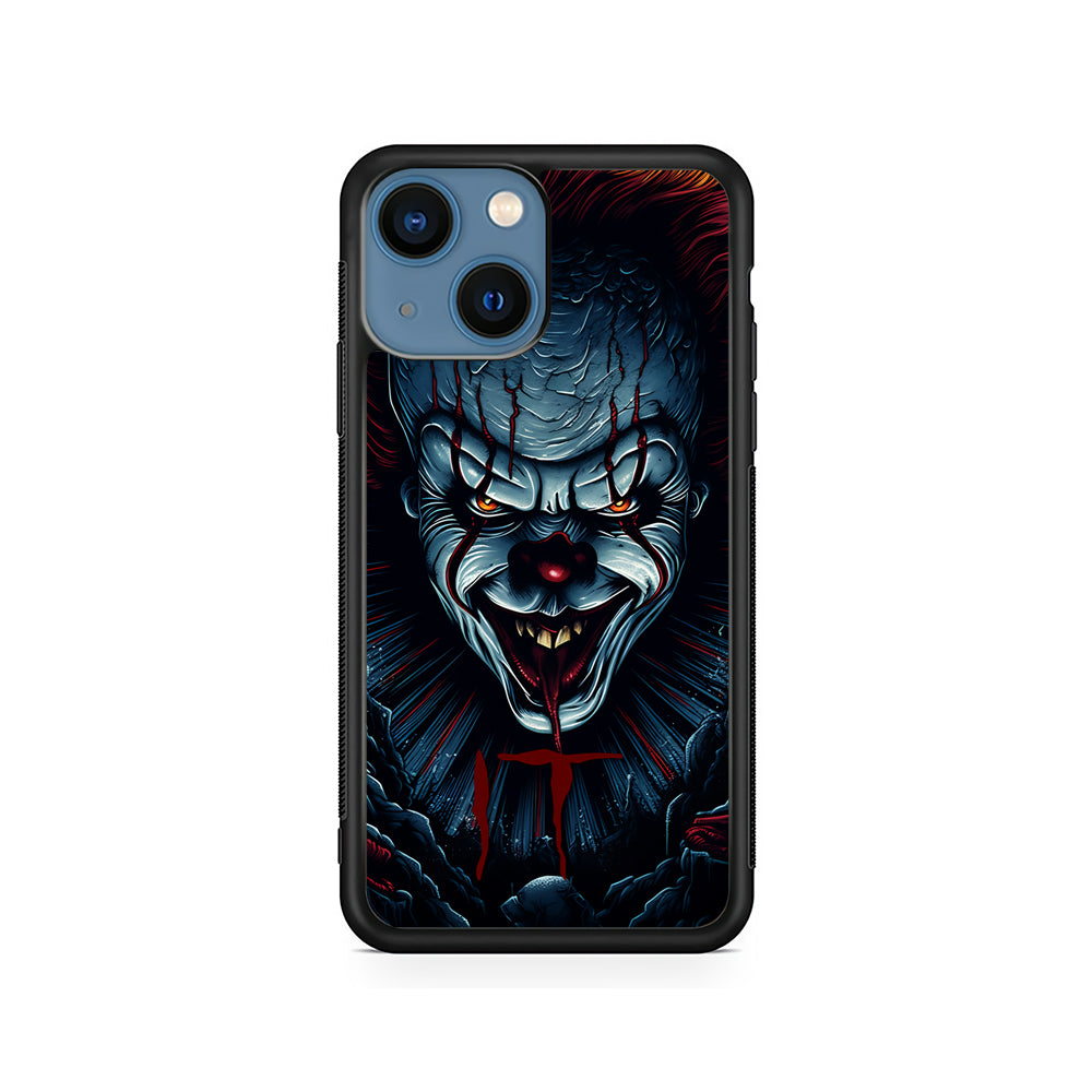 IT Clown Scary Face iPhone 15 Plus Case