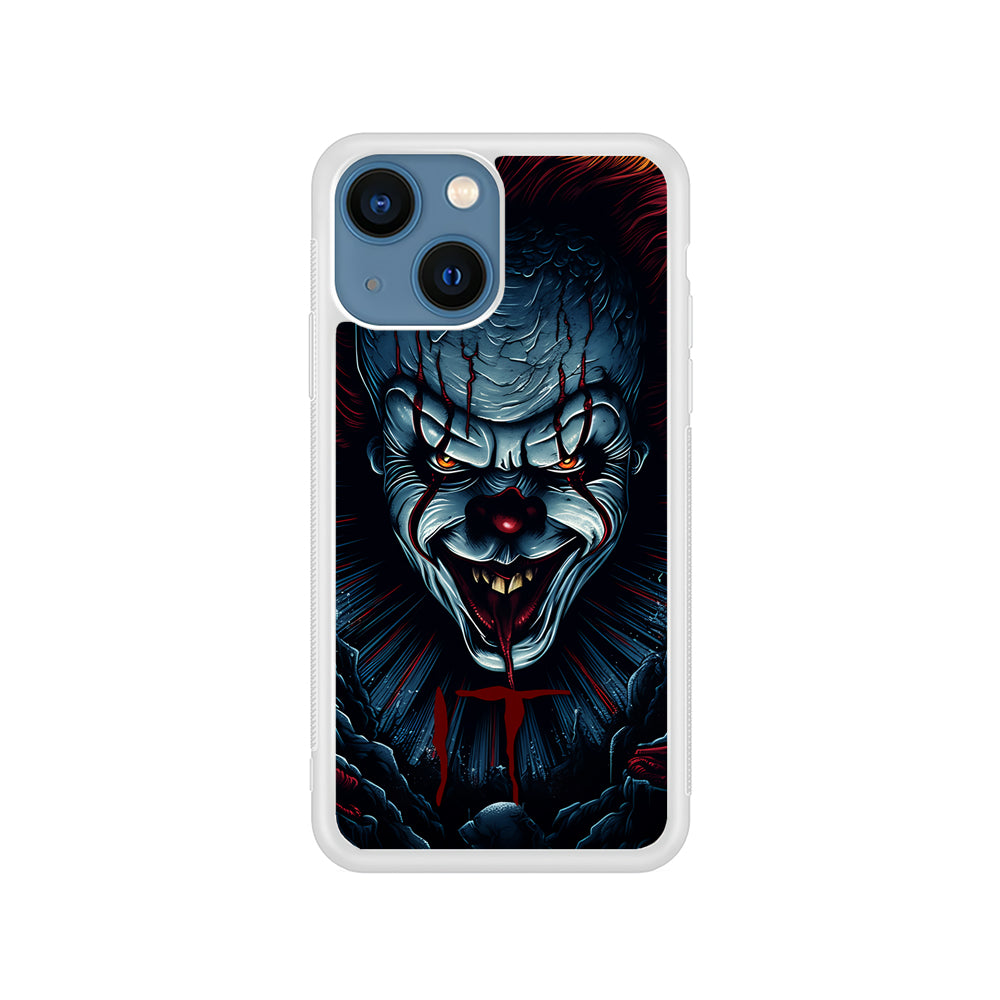 IT Clown Scary Face iPhone 15 Plus Case