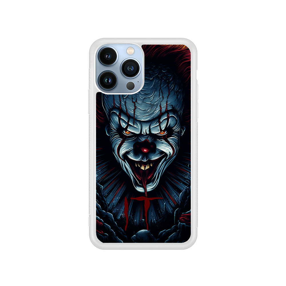 IT Clown Scary Face iPhone 15 Pro Case