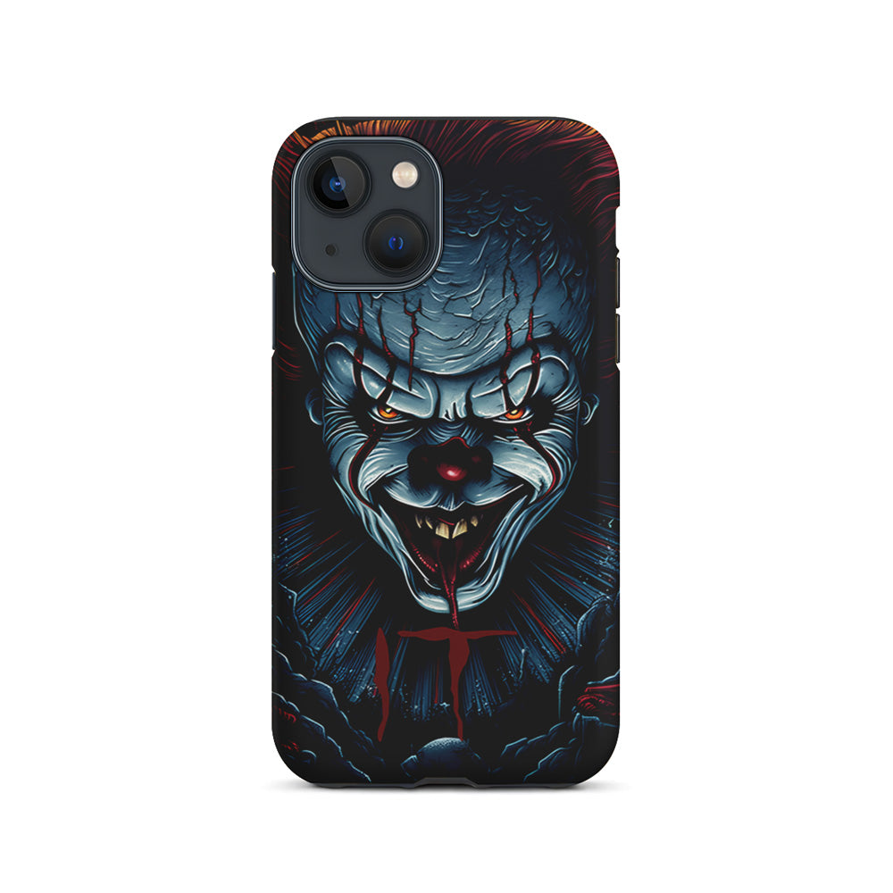 IT Clown Scary Face iPhone 15 Plus Case