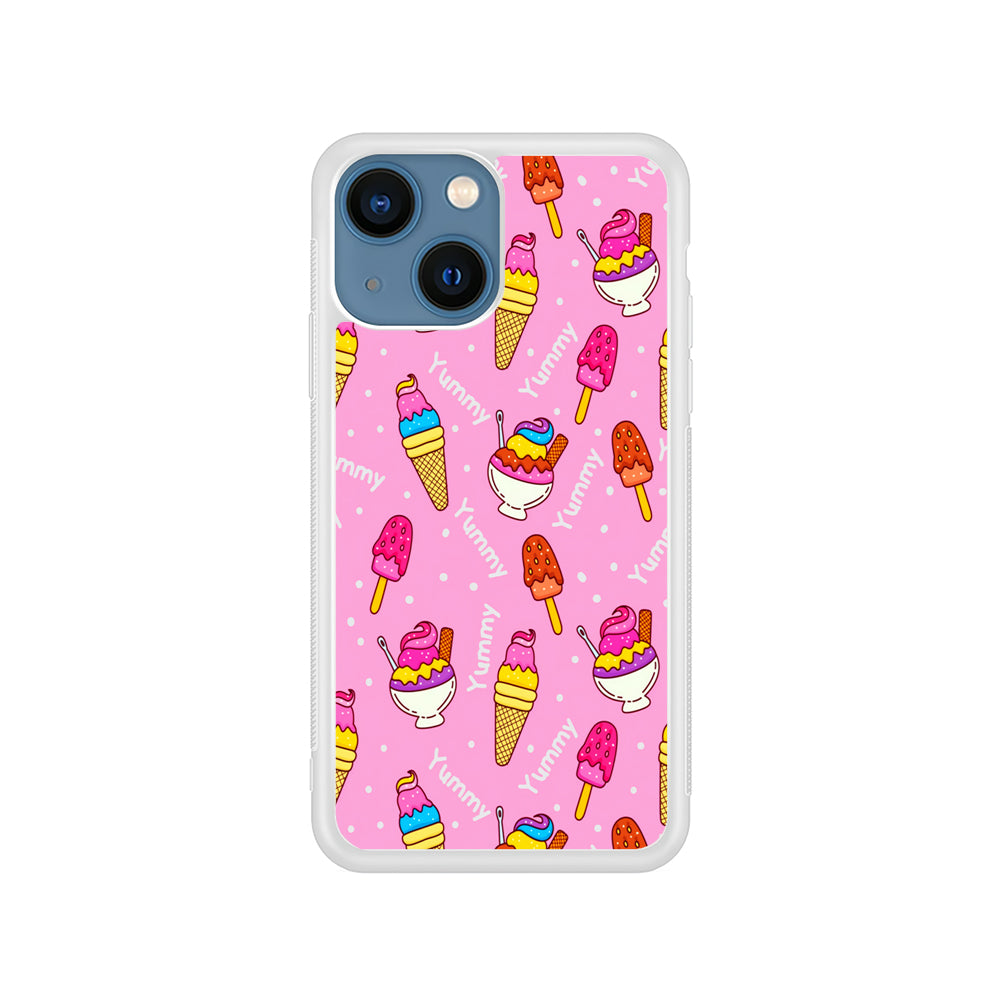 Ice Cream Doodle Yummy iPhone 15 Plus Case