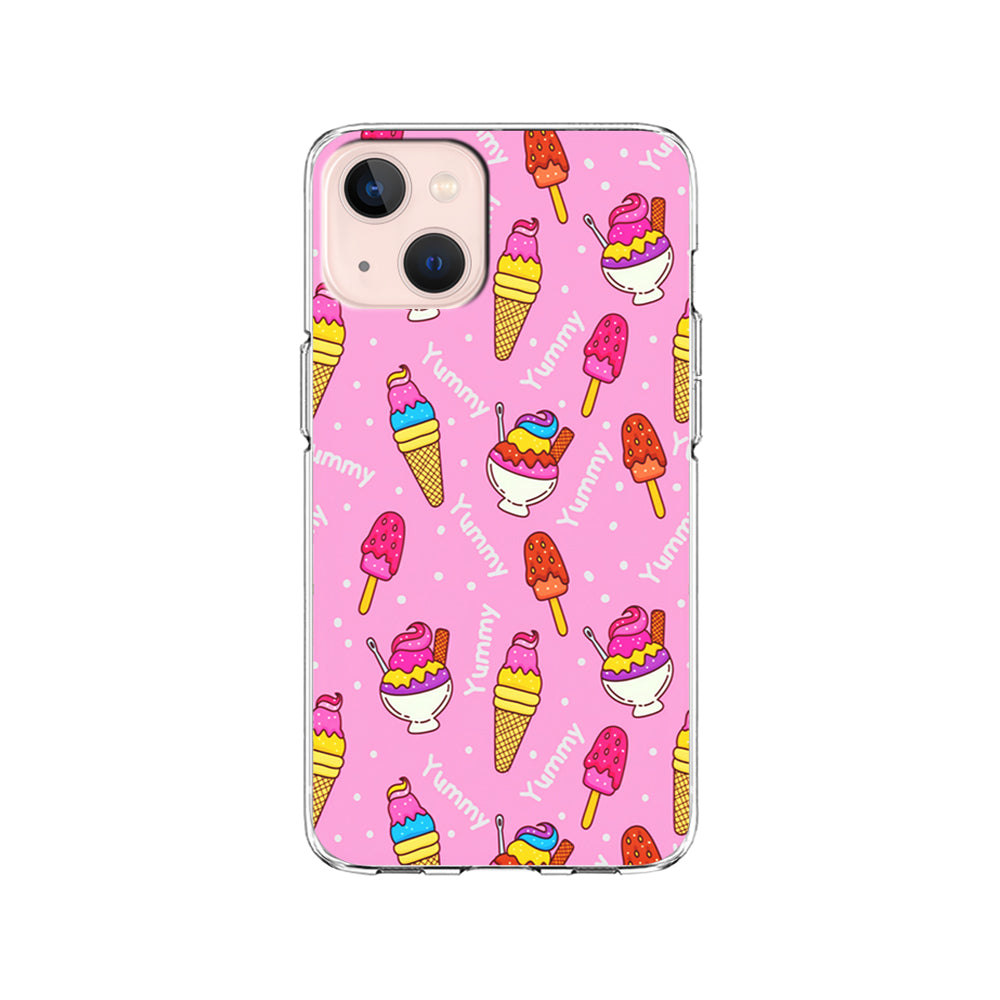 Ice Cream Doodle Yummy iPhone 15 Plus Case