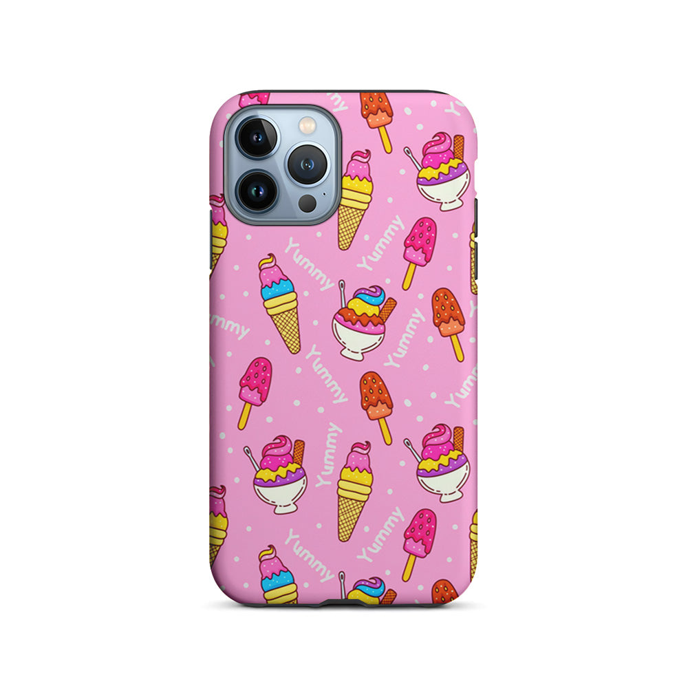 Ice Cream Doodle Yummy iPhone 15 Pro Case