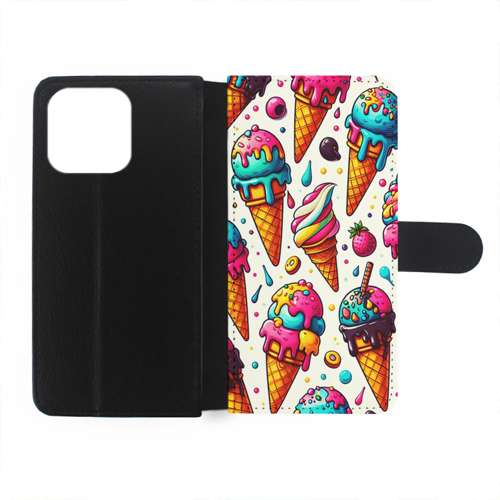 Ice Creams with Different Flavors iPhone 15 Plus Case