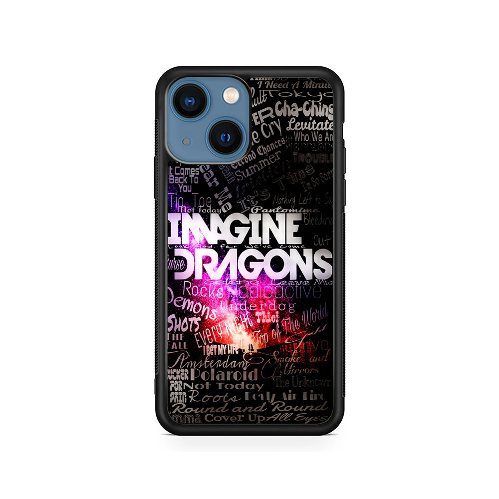 Imagine Dragons Lettering Art iPhone 14 Case