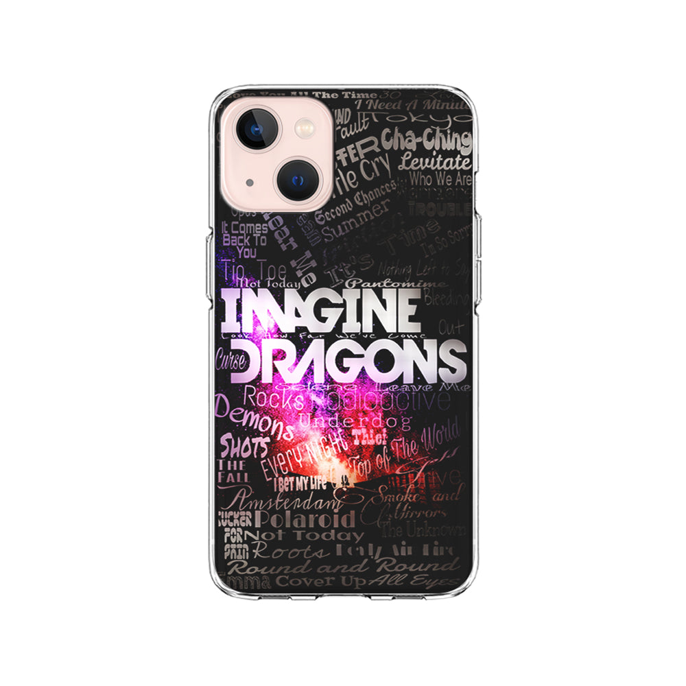 Imagine Dragons Lettering Art iPhone 14 Case