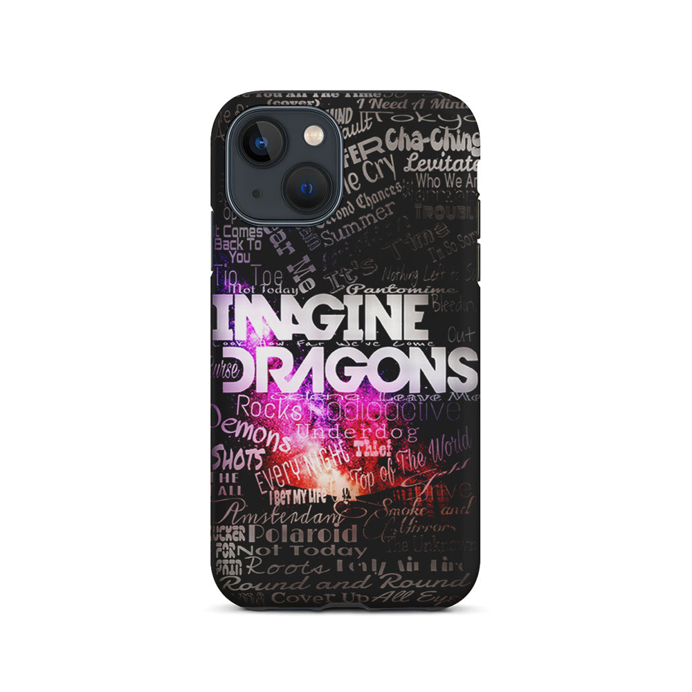 Imagine Dragons Lettering Art iPhone 14 Case