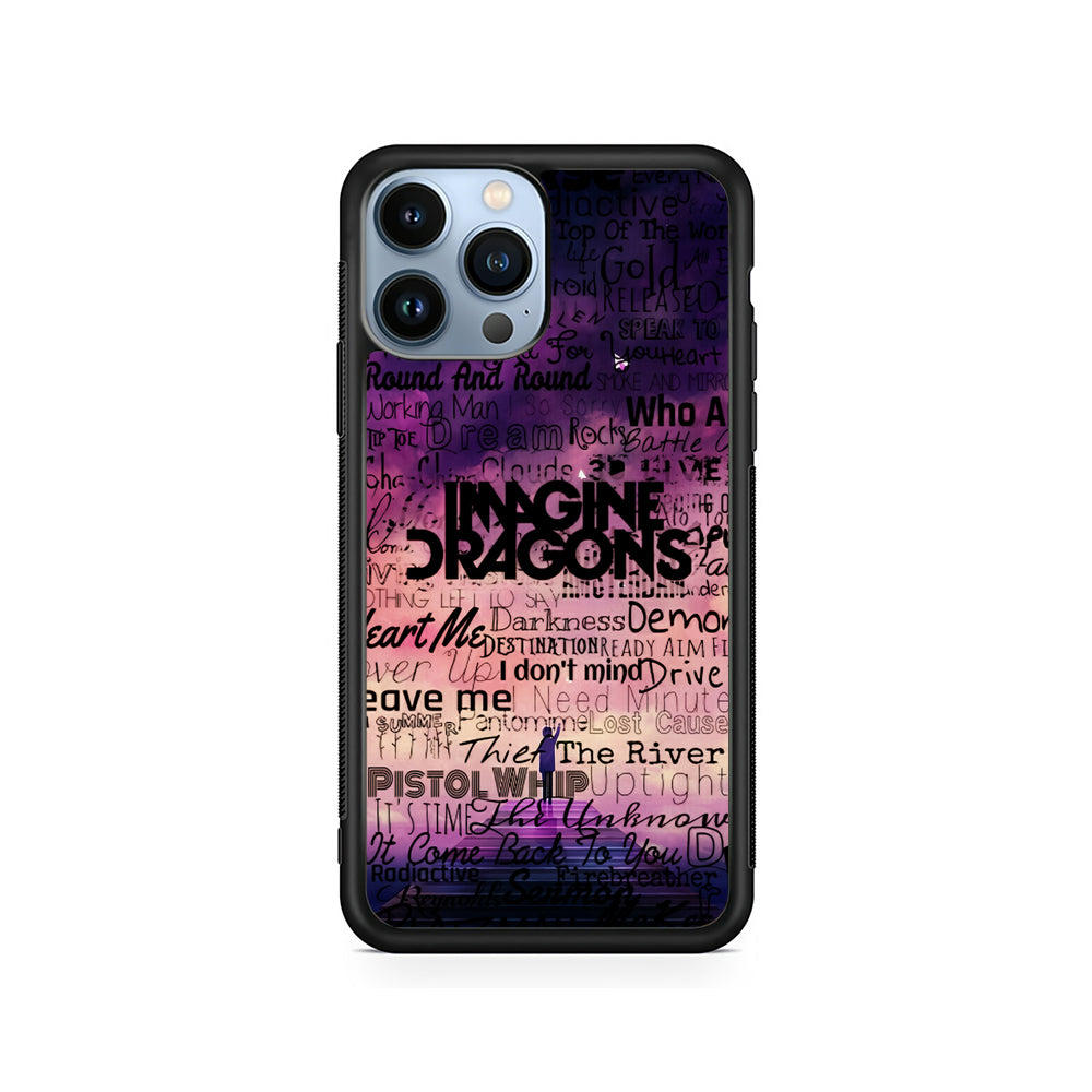 Imagine Dragons Poster Art iPhone 15 Pro Case