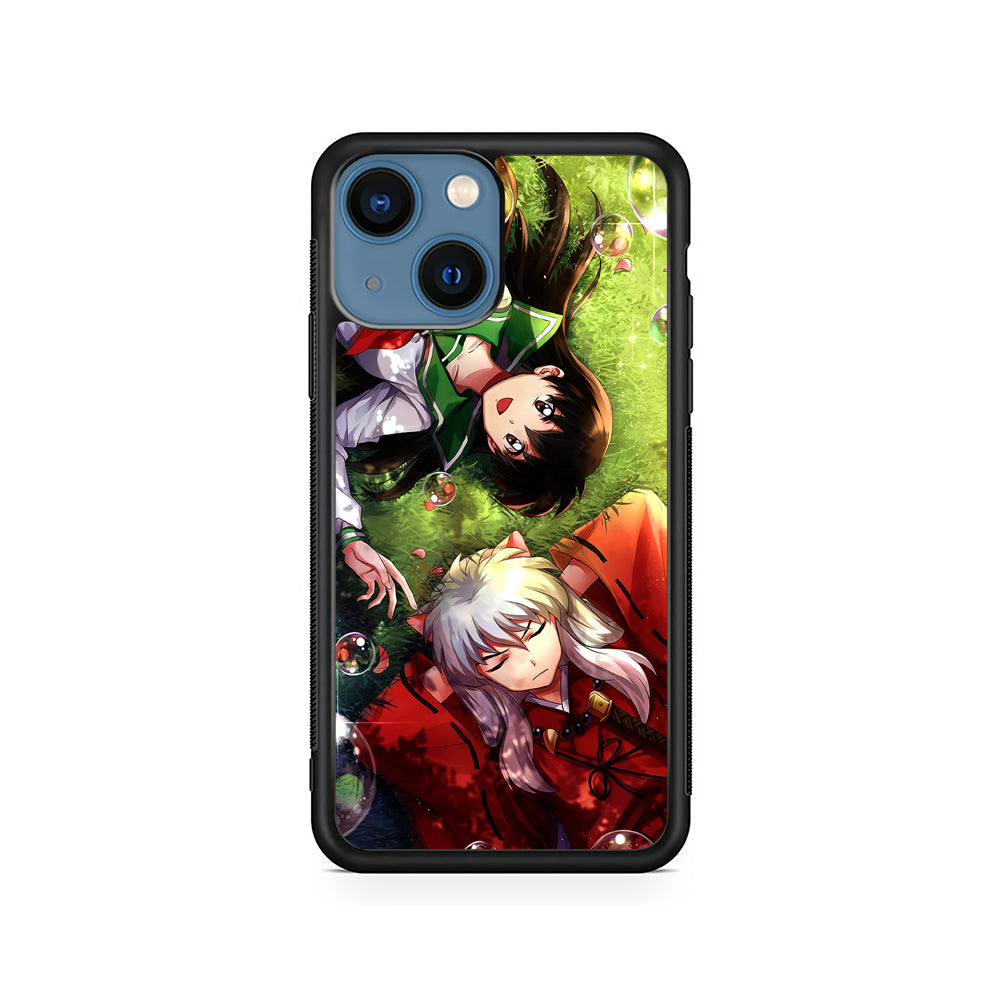 Inuyasha and Kagome Couple iPhone 15 Plus Case