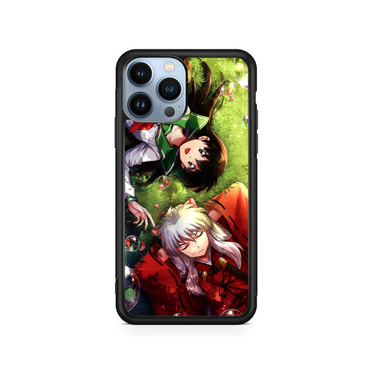 Inuyasha and Kagome Couple iPhone 15 Pro Case