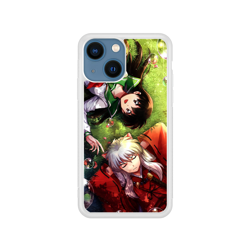 Inuyasha and Kagome Couple iPhone 15 Plus Case