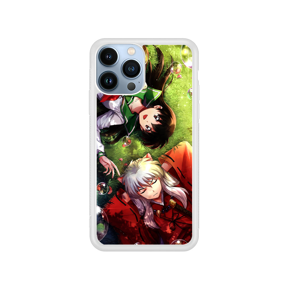 Inuyasha and Kagome Couple iPhone 15 Pro Case