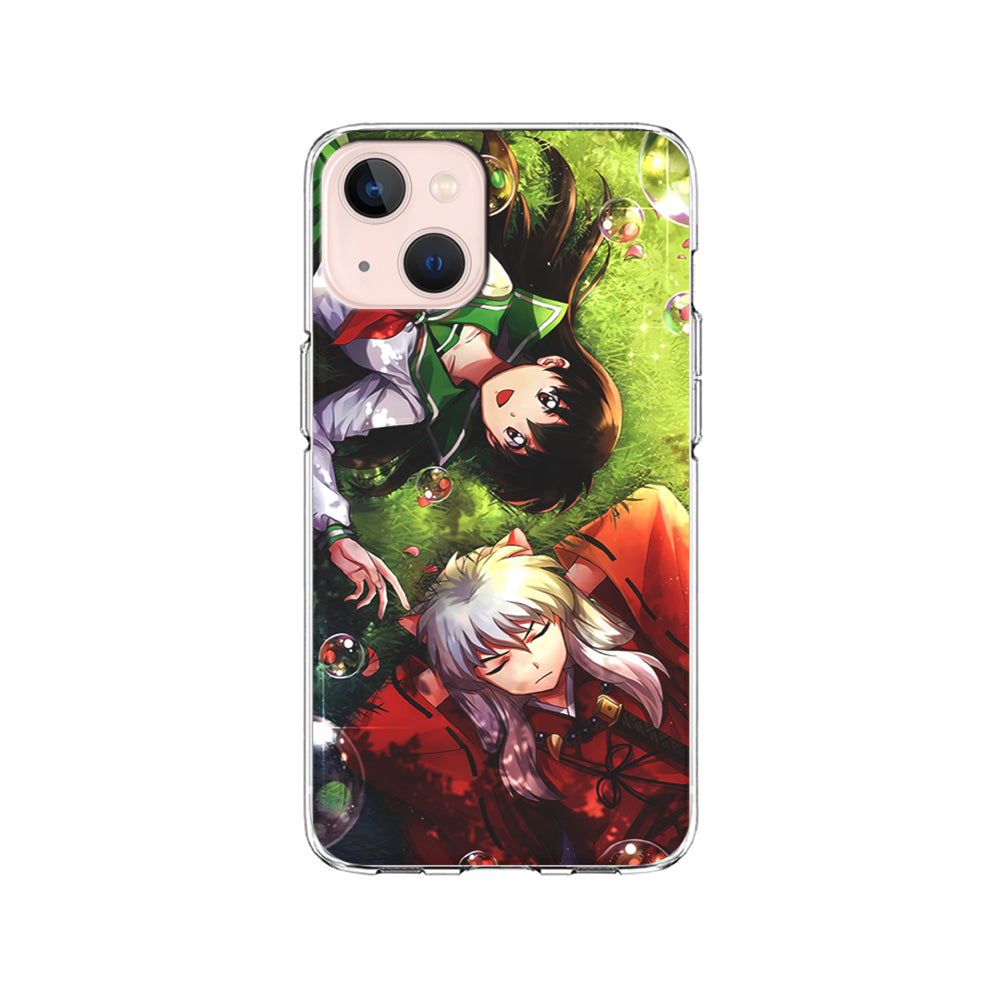 Inuyasha and Kagome Couple iPhone 15 Plus Case